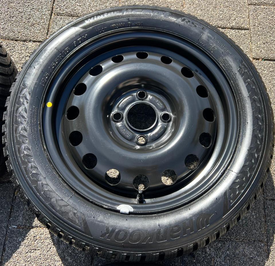 4 WINTERRÄDER FORD KA+ 195/55R15 85H HANKOOK NEU 2024 RDKS #1WFP – Bild 5