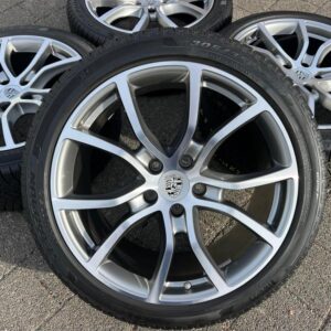 4 ORIGINAL 21" ALU WINTERRÄDER PORSCHE CAYENNE 9YA PIRELLI #23OH