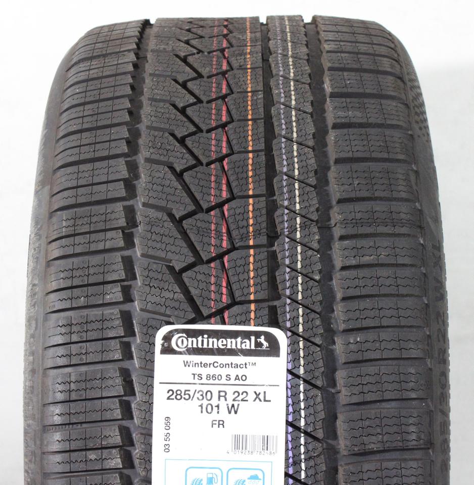 1x 285/30R22 101W CONTINENTAL WINTER CONTACT TS860S AO NEU #25XT – Bild 2