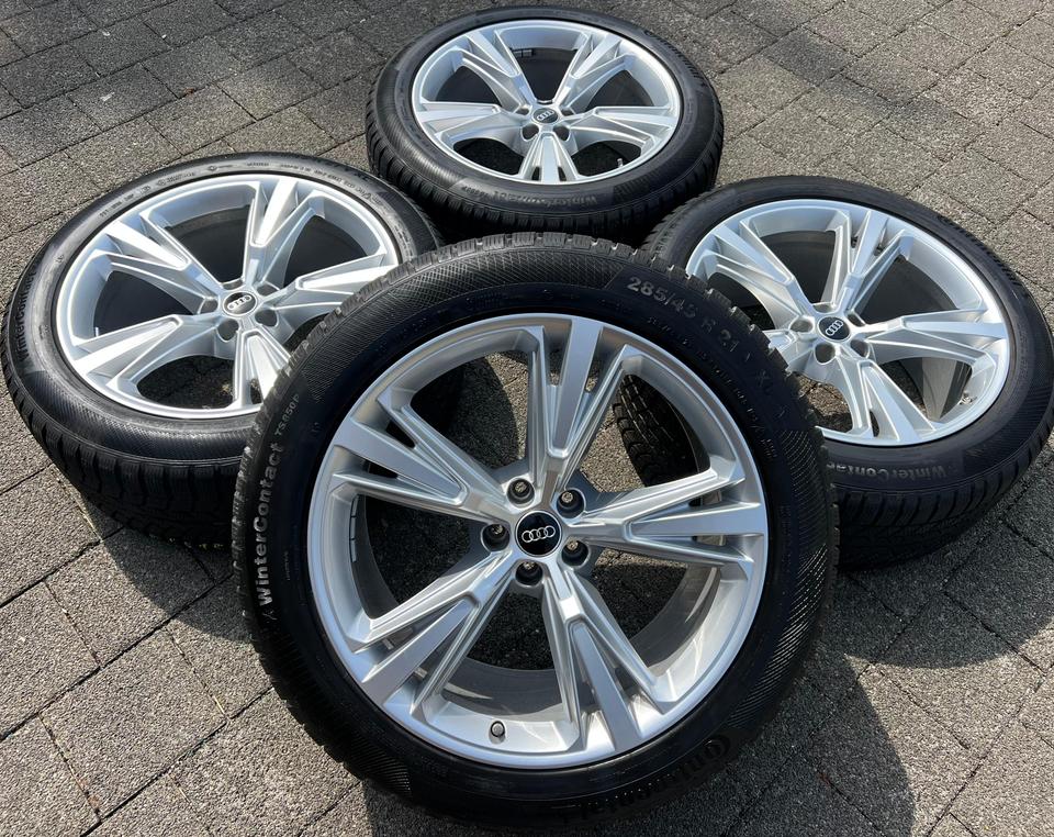4 ORIGINAL 21" ALU WINTERRÄDER AUDI Q8 SQ8 4M 4M8601025H #20FC
