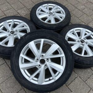 4 ORIGINAL 17" ALU SOMMERRÄDER AUDI Q2 215/55R17 94V NEU #1NPE