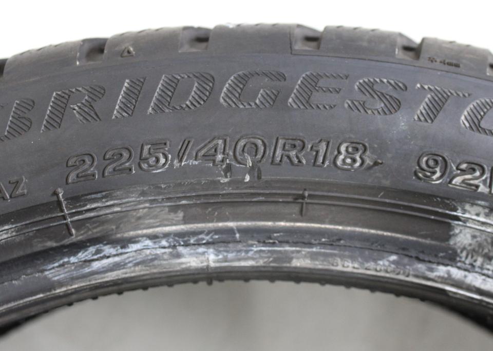 4x 225/40R18 92V BRIDGESTONE WINTERREIFEN RUNFLAT 2019 * #1H8W – Bild 6