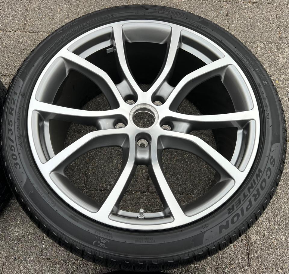 4 ORIGINAL 21" ALU WINTERRÄDER PORSCHE CAYENNE COUPE E3 9Y #22JD – Bild 6