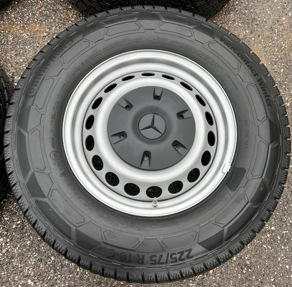 4 WINTERRÄDER MERCEDES SPRINTER W907 225/75R16C 121/120R #1DXL – Bild 4