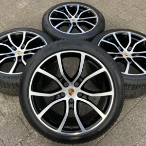 4 ORIGINAL 21" ALU WINTERRÄDER PORSCHE CAYENNE COUPE E3 9Y  #22IB