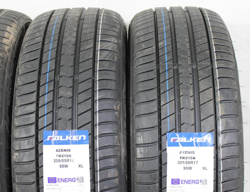 4x 205/55R17 95W FALKEN AZENIS FK510A SOMMERREIFEN AO NEU #1R1L – Bild 4