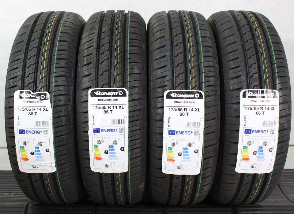 4x 175/65R14 86T BARUM BRAVURIS 5HM SOMMERREIFEN 2023 NEU #1VEC