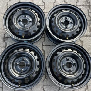 4 STAHLFELGEN 15" HYUNDAI i20 PB PBT 5,5x15 ET51 FREIHAUS #26IG