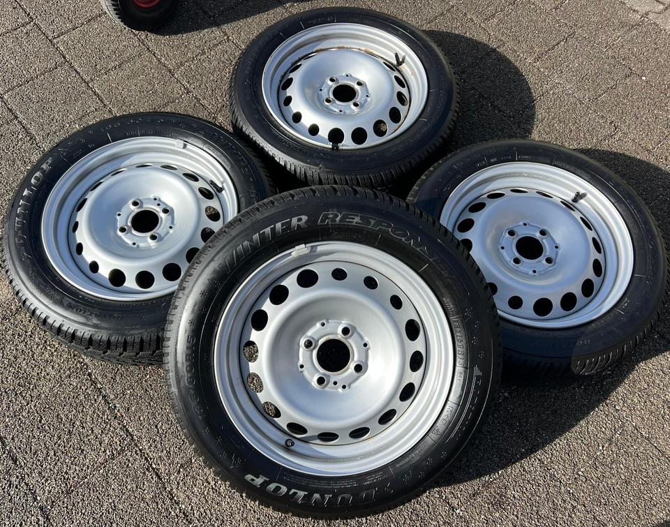 4 ORIGINAL WINTERRÄDER SMART 453 165/65R15 185/60R15 RDKS #26IT