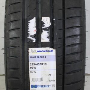 1x 225/45R19 96W MICHELIN PILOT SPORT 4 ZP SOMMERREIFEN NEU #1TNR