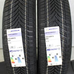 2x 185/60R15 88V MICHELIN CROSSCLIMATE 2 WINTERREIFEN NEU #1PAG