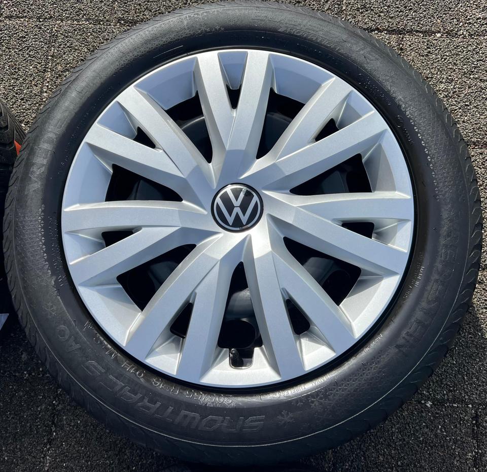 4 STAHLFELGEN 16" VW GOLF VIII 8 5Q0601025BQ 6,5x16 ET46 #26KE – Bild 3