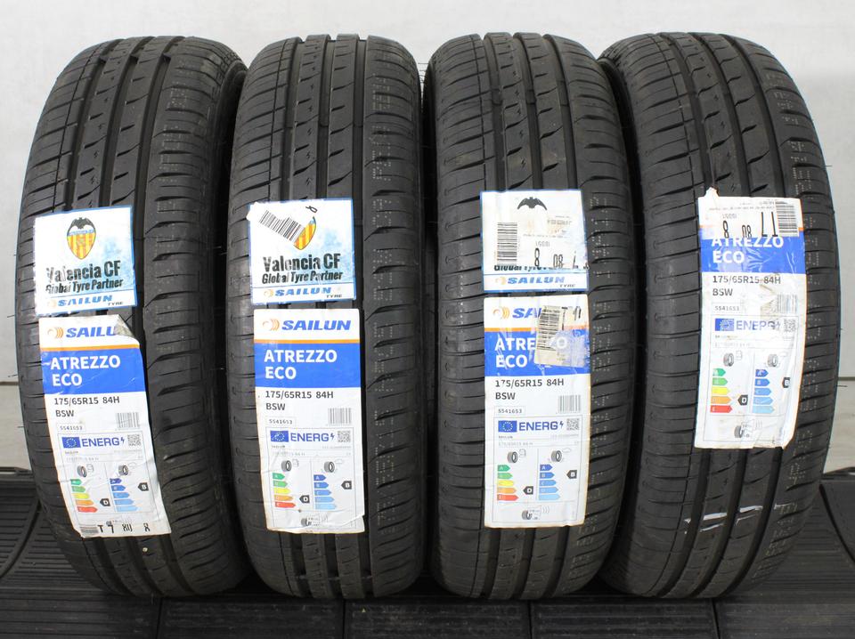 4x 175/65R15 84H SAILUN ATREZZO ECO SOMMERREIFEN 2023 NEU #279B