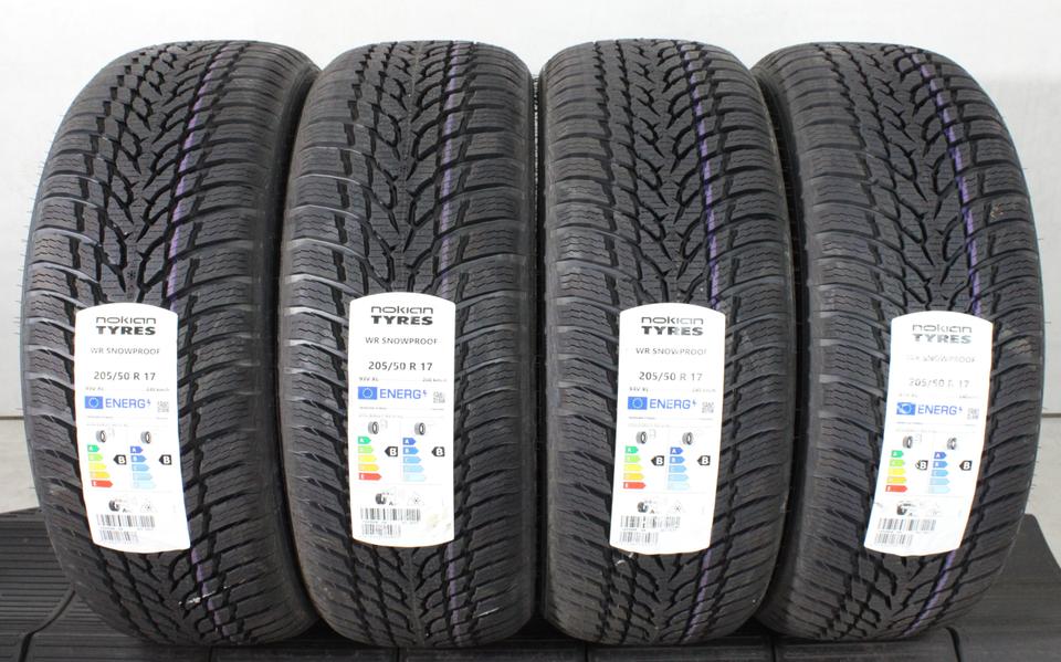 4x 205/50R17 93V NOKIAN WR SNOWPROOF WINTERREIFEN 2022 NEU #27CE