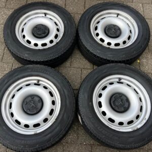 4 STAHLFELGEN 15" PEUGEOT PARTNER B9 7** CITROEN BERLINGO #21ZP