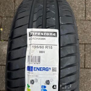 1x 195/60R15 88H FIRESTONE ROADHAWK SOMMERREIFEN NEU 2022 #1ZIH