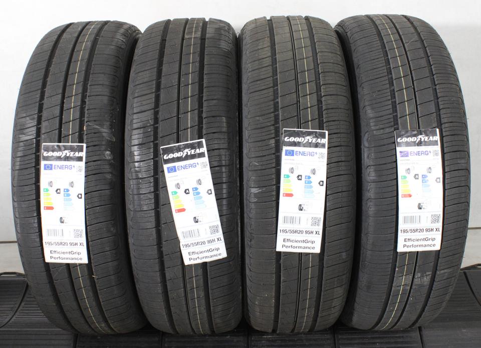 4x 195/55R20 95H GOODYEAR PERFORMANCE SOMMERREIFEN 2024 NEU #24OU