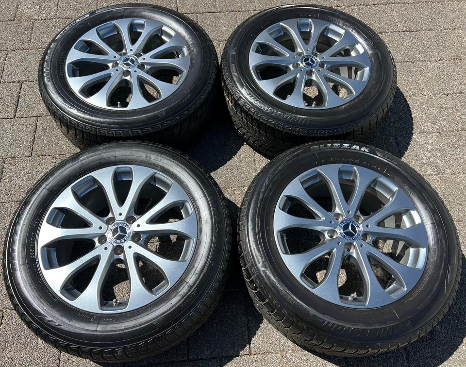 4 ORIGINAL ALU 18" WINTERRÄDER MERCEDES GLC X253 C253 RDKS #1Y2X – Bild 2