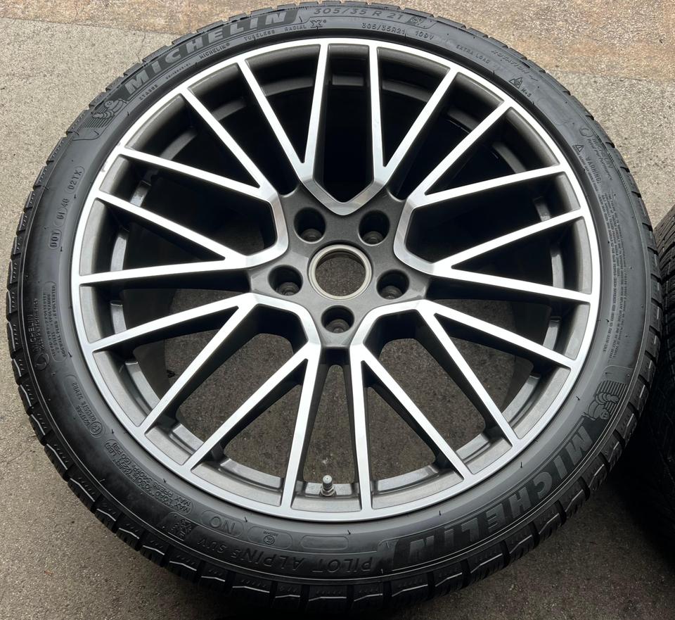 4 ORIGINAL 21" ALU WINTERRÄDER PORSCHE CAYENNE 9YA MICHELIN #23YE – Bild 6