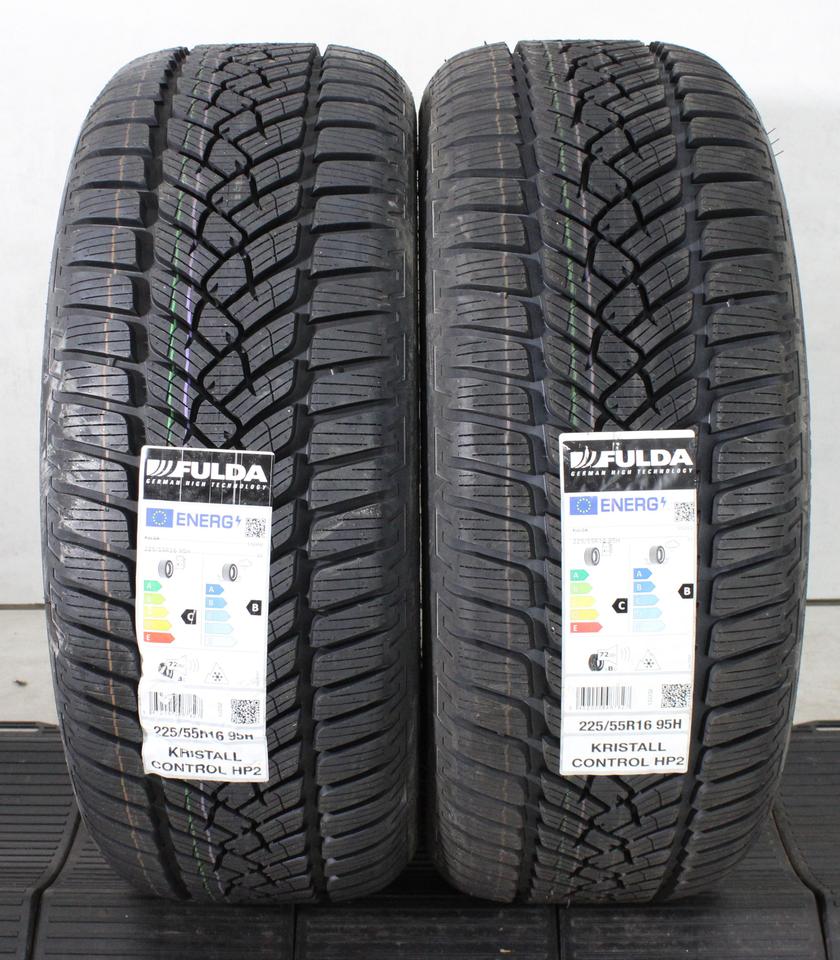2x 225/55R16 95H FULDA KRISTALL CONTROL HP2 WINTERREIFEN #27DA