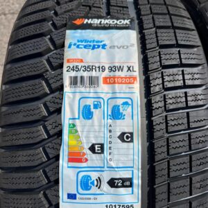 1 x 245/35R19 93W HANKOOK WINTER I*CEPT EVO 2 WINTERREIFEN #21IP