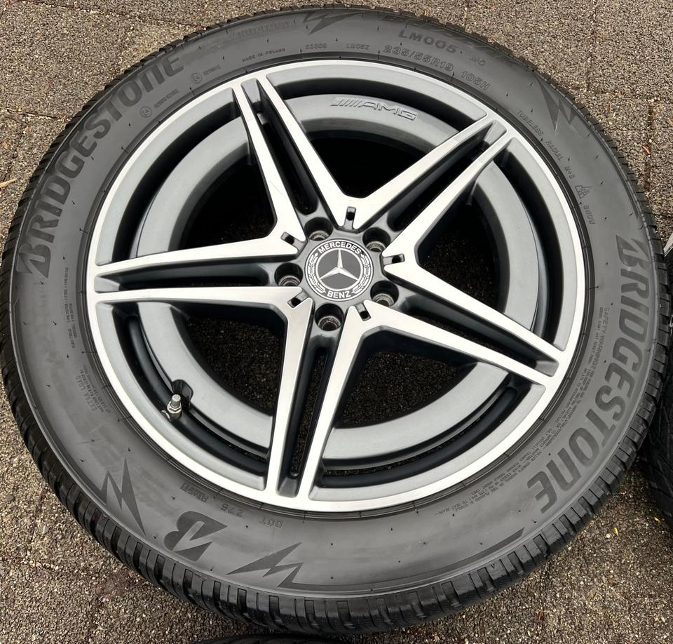 4 ORIGINAL 19" ALUFELGEN MERCEDES BENZ EQC 293 8x19 ET34 #24TH – Bild 5