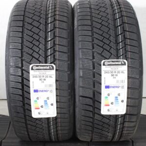 2x 245/30R20 90W CONTINENTAL WINTERREIFEN 2022 XL #262C