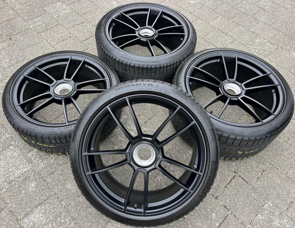 4 ORIGINAL 20" 21" ALU WINTERRÄDER PORSCHE 911 992 GTS TOP #22JG