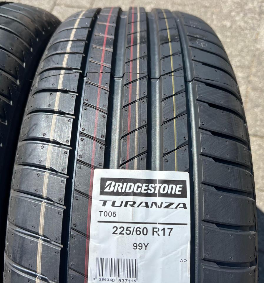 2x 225/60R17 99Y BRIDGESTONE TURANZA T005 SOMMERREIFEN NEU #1WEG – Bild 4