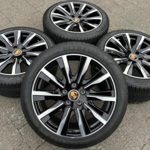 4 ORIGINAL 20" ALU WINTERRÄDER PORSCHE TAYCAN TEQUIPMENT #22ON