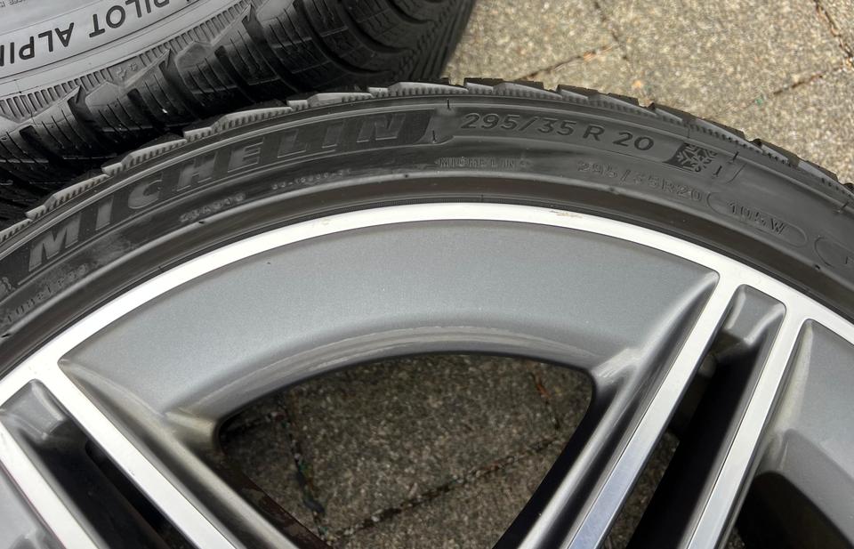 4 ORIGINAL 20" ALU WINTERRÄDER MERCEDES BENZ AMG GT X290 #216Y – Bild 8