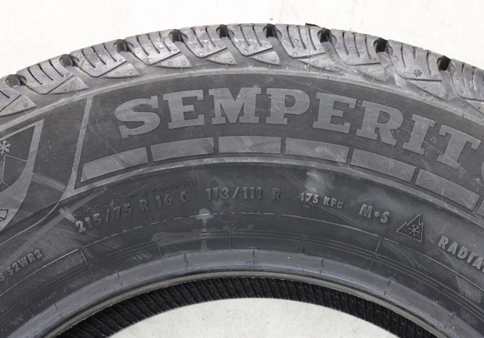 2x 215/75R16C 113/111R SEMPERIT VAN-GRIP 3 WINTERREIFEN #278U – Bild 5