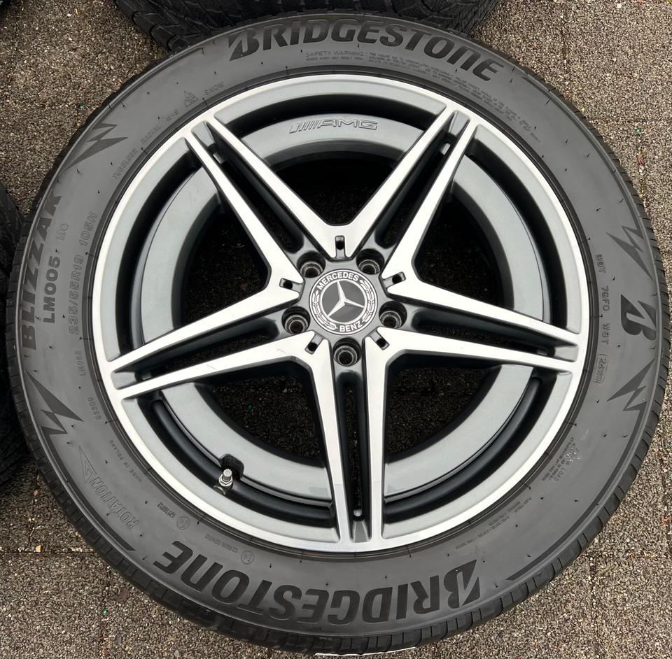 4 ORIGINAL 19" ALUFELGEN MERCEDES BENZ EQC 293 8x19 ET34 #24TH – Bild 3