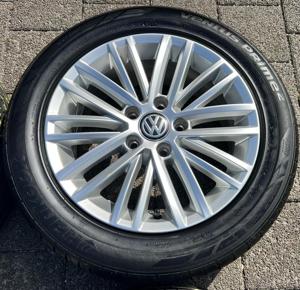 4 ORIGINAL ALU SOMMERRÄDER VW GOLF 7 VII AU 205/55R16 91V #1MNE – Bild 5