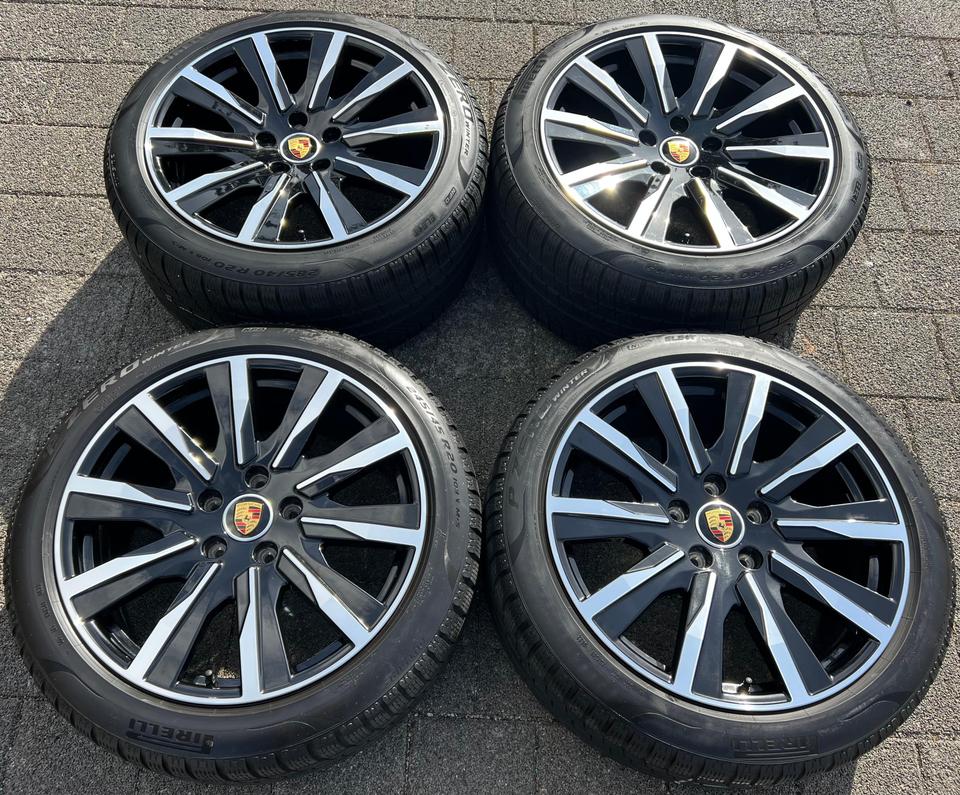 4 ORIGINAL 20" ALU WINTERRÄDER PORSCHE TAYCAN TEQUIPMENT #22OP – Bild 2