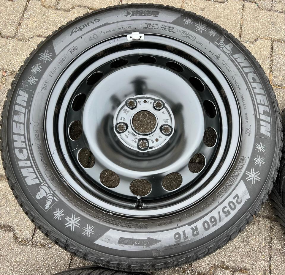 4 WINTERRÄDER AUDI Q2 GA VW T-ROC A11 205/60R16 92H 2019 #1R5Y – Bild 6