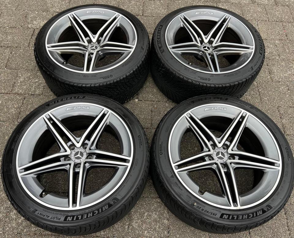 4 ORIGINAL 20" ALU WINTERRÄDER MERCEDES BENZ AMG GT X290 #216Y – Bild 2