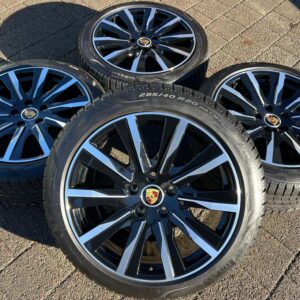 4 ORIGINAL 20" ALU WINTERRÄDER PORSCHE TAYCAN TEQUIPMENT #24BO