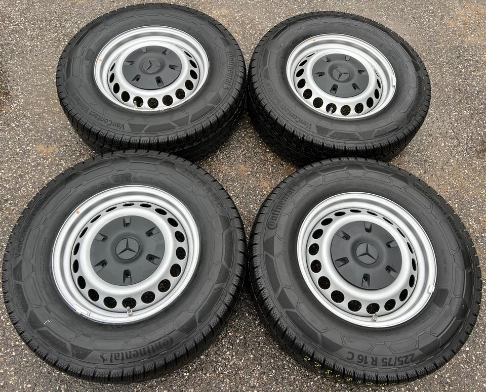 4 WINTERRÄDER MERCEDES SPRINTER W907 225/75R16C 121/120R #1DXL – Bild 2