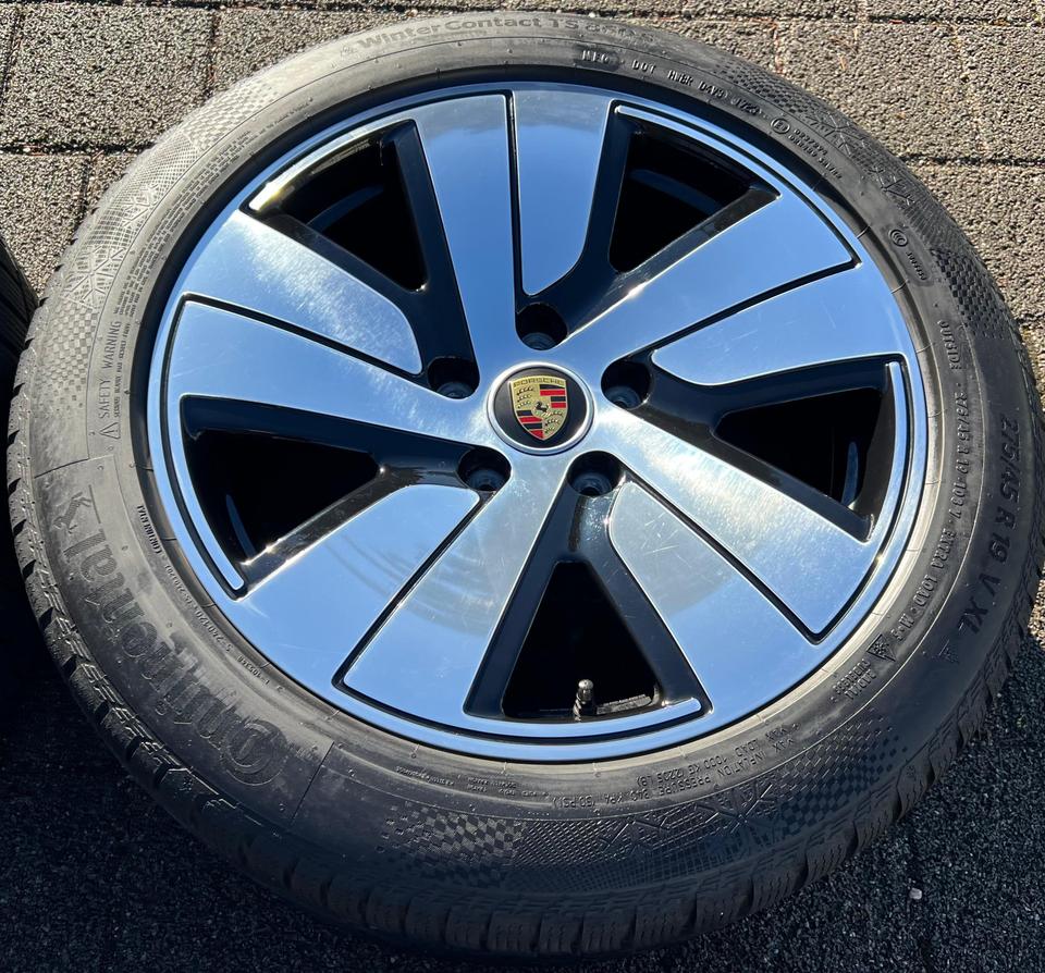 4 ORIGINAL 19" ALU WINTERRÄDER PORSCHE TAYCAN AERO CONTINEN #23GG – Bild 5