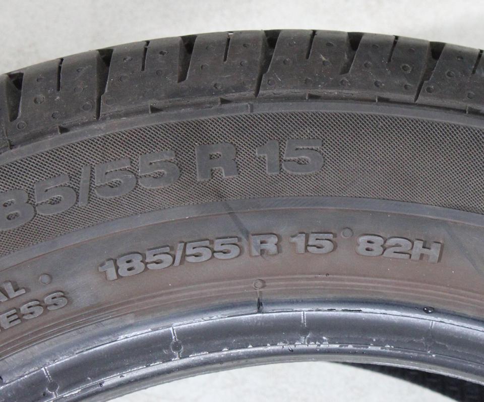 2x 185/55R15 82H CONTINENTAL SOMMERREIFEN 2010 #24DA – Bild 5