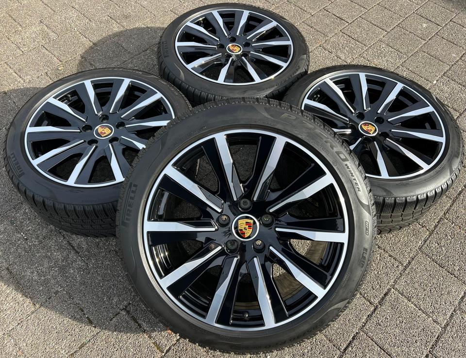4 ORIGINAL 20" ALU WINTERRÄDER PORSCHE TAYCAN TEQUIPMENT #22OT