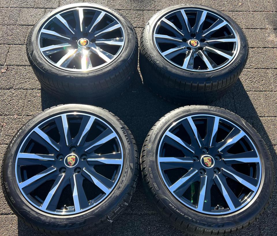 4 ORIGINAL 20" ALU WINTERRÄDER PORSCHE TAYCAN TEQUIPMENT #24BO – Bild 2