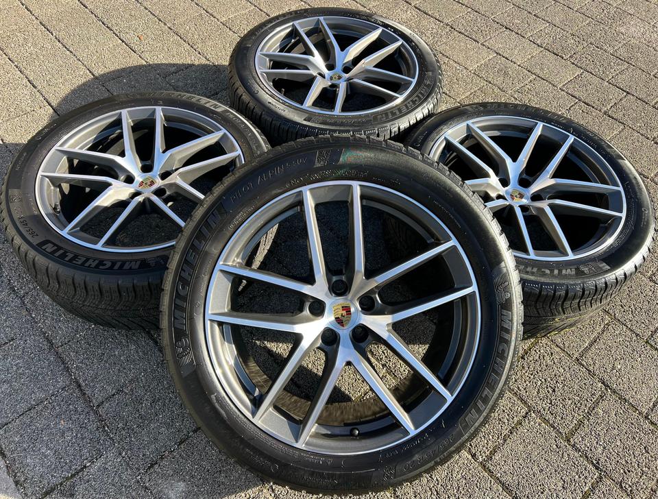 4 ORIGINAL 20" ALU WINTERRÄDER PORSCHE MACAN MICHELIN RDKS #22XR