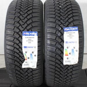 2x 215/55R16 93H FALKEN EUROWINTER HS01 WINTERREIFEN 2022 #278Q