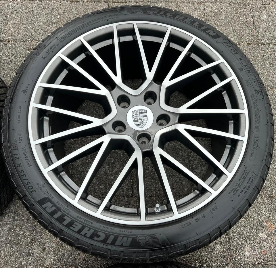 4 ORIGINAL 21" ALU WINTERRÄDER PORSCHE CAYENNE 9YA MICHELIN #22QH – Bild 4