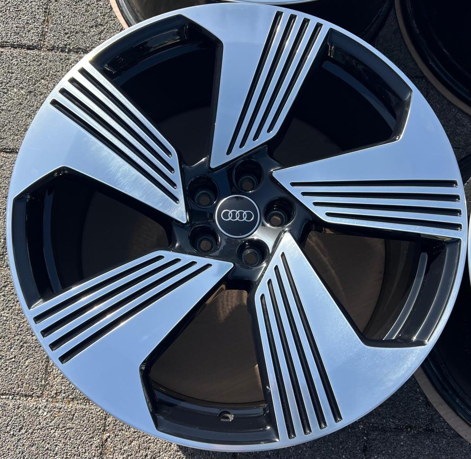 4 ORIGINAL 21" ALUFELGEN AUDI E-TRON & Q8 E-TRON GE GEN 4KE #27AV – Bild 3