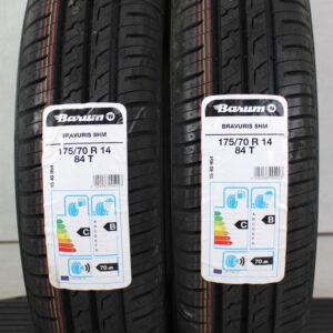 2x 175/70R14 84T BARUM BRAVURIS 5HM SOMMERREIFEN 2021 NEU #1VEE