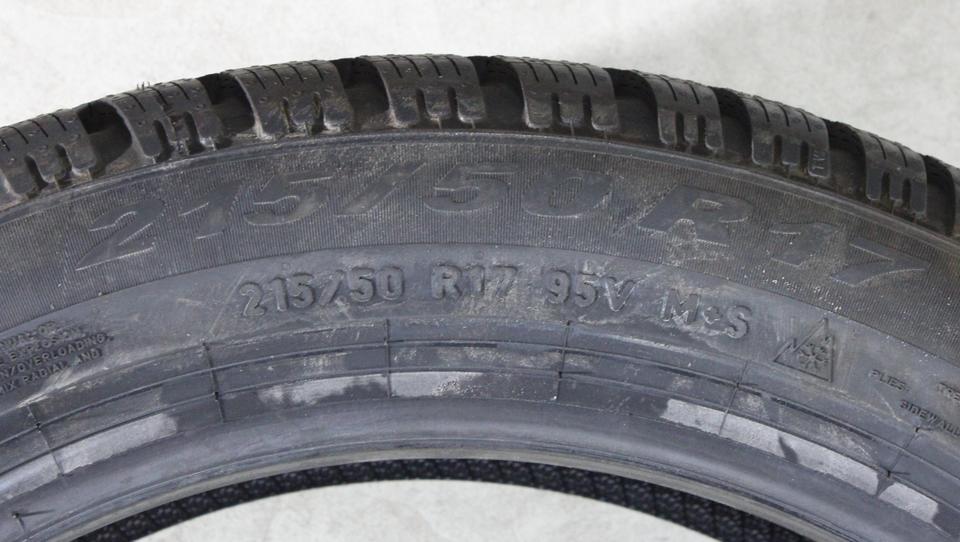 4x 215/50R17 95V PIRELLI WINTER CINTURATO 2 WINTERREIFEN #27AG – Bild 6