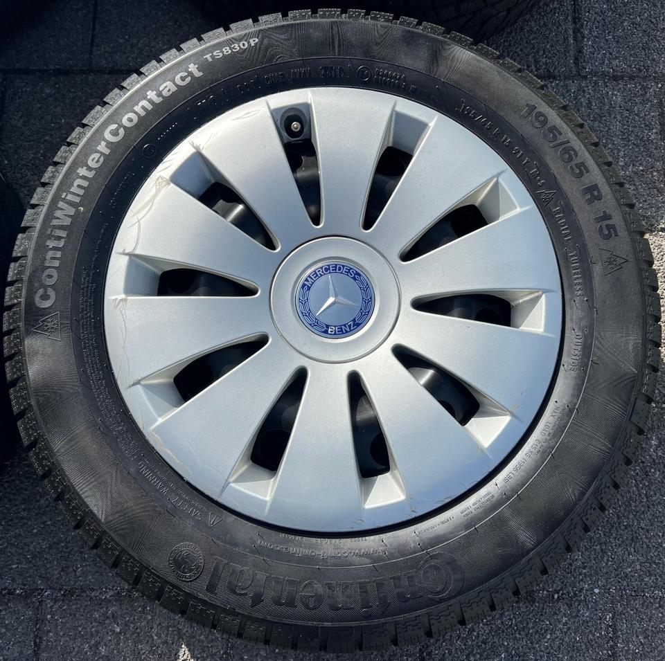 4 STAHLFELGEN 15" MERCEDES A-KLASSE 176 B-KLASSE 246 24640 #27BN – Bild 4